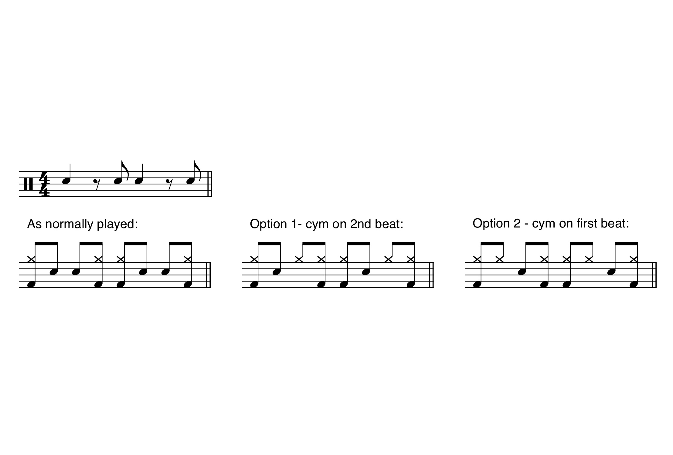 Reed tweak: RH lead – Guy’s variation